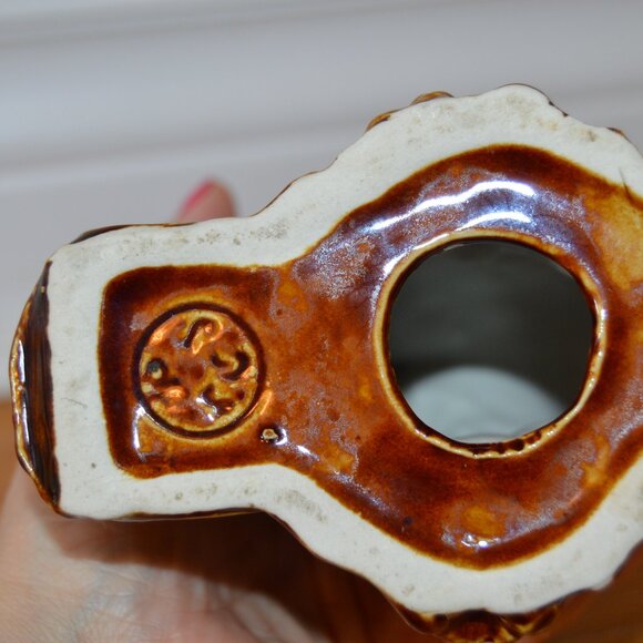 Vintage fish figurine glazed, made in Brazil 1960s - Picture 5 of 8